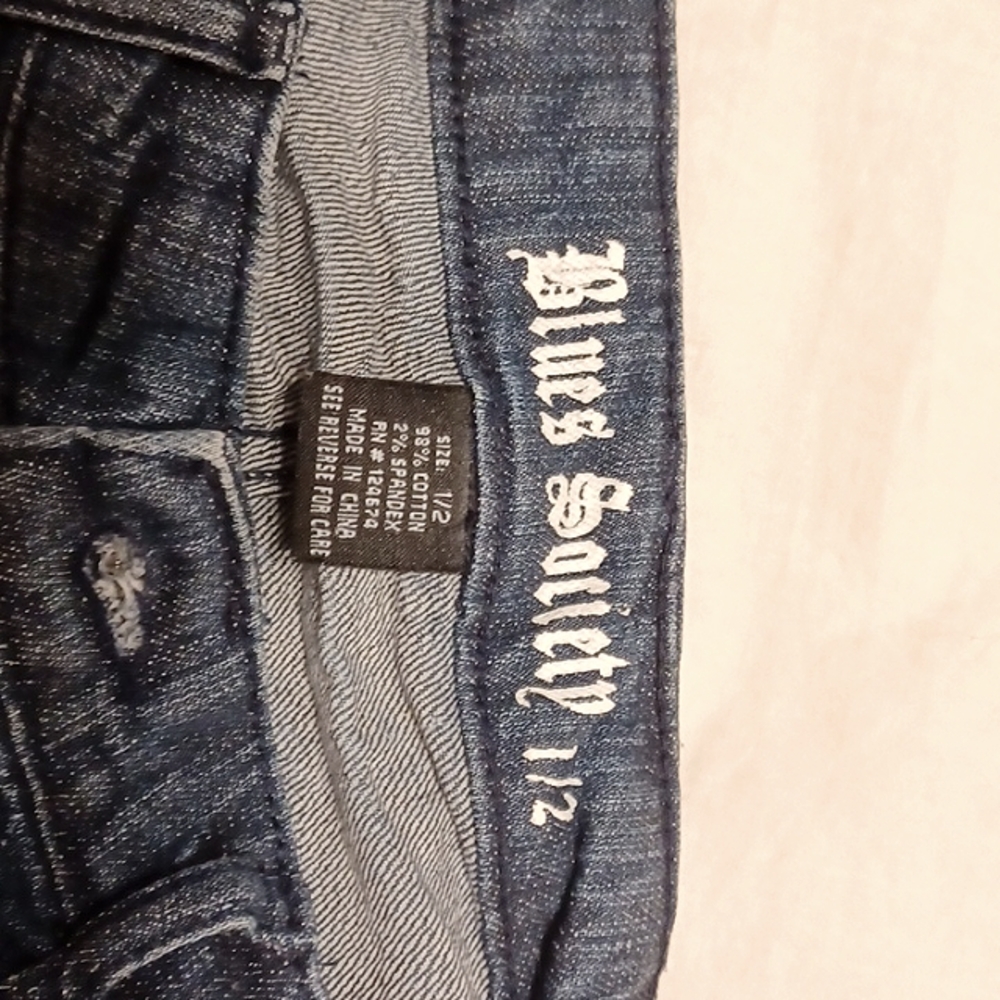 Blues Society Jeans  Very good condition very comfortable Size 1/2